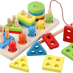rainbowstore 2-in-1 Wooden Blocks Puzzle & Magnetic Fishing Game – Fun Learning Toy for Kids-picture-25