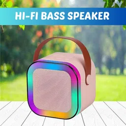 SYARA W12 (PORTABLE WIRELESS BLUETOOTH SPEAKER) Dynamic Thunder Sound & RGB LightY96 10 W Bluetooth Laptop/Desktop Speaker-picture-18