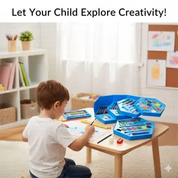 toyozilla 46 Pieces Art And Craft Painting Set For Kids Accessory Tape Dot image 5