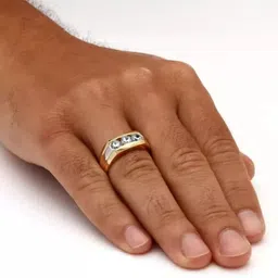 siddheshwar Sterling Silver Diamond Sterling Silver Plated Ring image 4