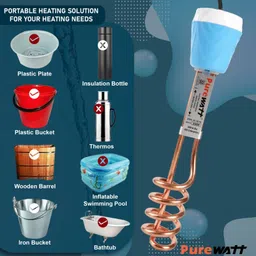 zlymo ISI Mark Shock-Proof & Water-Proof-IR208 2000 W Shock Proof Immersion Heater Rod image 4