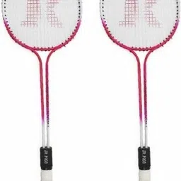 miniblitz Shopsy Multi Badminton 2 Racquet with 10 Piece Plastic ShuttleCock Badminton Kit image 3