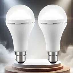 clairbell Emergency 15W Inverter LED Bulb with 1200mAh Rechargeable Battery Pack of 2 A374 4 hrs Bulb Emergency Light-picture-25