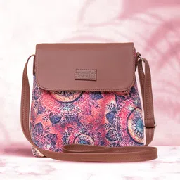 zouk Pink Women Sling Bag Space Chakra Flap Sling Bag-picture-18