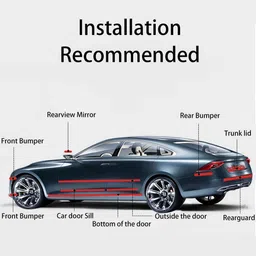 skyunion CAR DOOR TAPE Door Sill Plate image 2