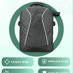 MOBIUS Mission Camera Backpack | Number Lock | Fits DSLR + 6 Lenses + 15.4″ Laptop | Waterproof | Detachable Flap | Raincover | YKK Zippers Camera Bag image 4