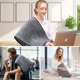 rbs Full Size Heating Pad for Joints, Muscle, Shoulder, Neck orthopedic PAIN RELIEF 3 Temperature Controller For Pain Relief For Back Pain & Any Body Pain Pack image 2