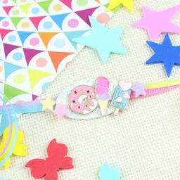 Asthetika Boys Icecream Charm Beaded Rakhi image 2