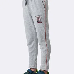 Van Heusen Boys Mid-Rise Printed Cotton Smart Tech Easy Stain Release Track Pants image 4