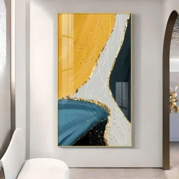 the next decor Luminous Depths Glass Finish Vertical Wall Art-picture-10