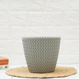 gold dust Grey Plastic Desk Pot image 3