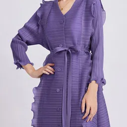 JC Collection Striped Midi Dress image 3