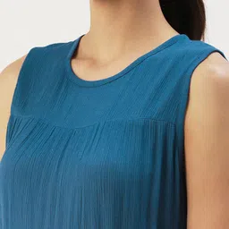 DressBerry Layered Crepe Midi Dress image 4