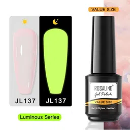 ROSALIND Value Size Luminous Series Long Lasting UV LED Gel Nail Polish - Shade JL137 image 2