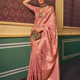 KALINI Ethnic Motifs Woven Design Zari Saree image 2