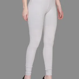 SPIFFY Grey Churidar Leggings image 3