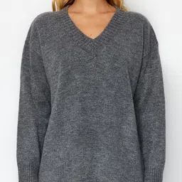 Trendyol V-Neck A-Line Mini Dress image 2