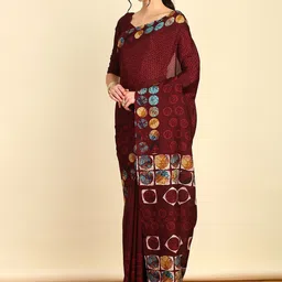 Soch Pure Chiffon Printed Saree image 2