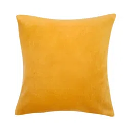 TARAN LIVING Mustard 2 Pieces Ethnic Motifs Velvet Square Cushion Covers image 2