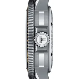 TISSOT Men Black Dial & Textured Straps Analogue Automatic Motion Powered Watch T1206071744101 image 3