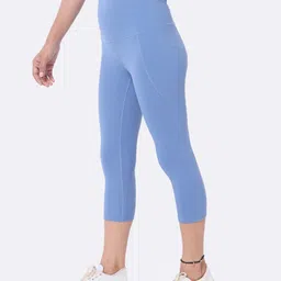 Blissclub Women CloudSoft Fabric High Waist The Ultimate Sports Capris Tights image 3