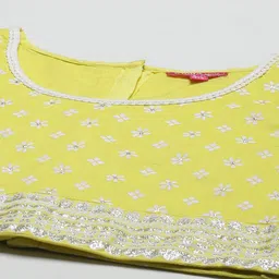 Biba Girls Printed Ready to Wear Lehenga & Blouse With Dupatta image 4