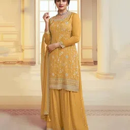 Aagyeyi Pretty Semi-Stitched Suits-image-10