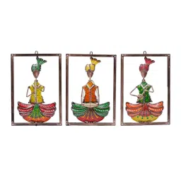 craft tree Beautiful Iron Musician Wall Art In Multicolour image 2