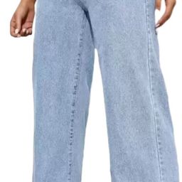 linaria Women Loose Fit Mid Rise Light Blue Jeans-picture-5