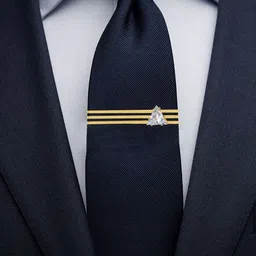 shivay Brass Tie Pin image 3