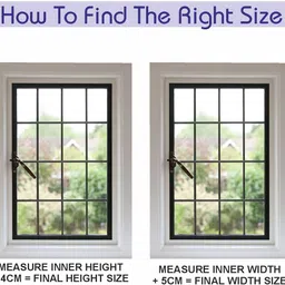 auranest Window Mosquito Net Pre Stiched with Adhesive Hook & Loop Tape Fibre Washable Adults Mosquito Net image 2