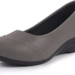 fausto Wedge Heel Slip-On Ballerina Shoes|Elegant Work Flats|Formal Shoes Slip On For Women image 4