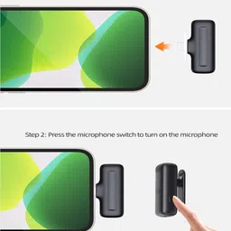 RZON Camera Microphone for ios and type c Mobile Camera Microphone image 2