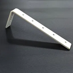 fapbadri Heavy Duty L Brackets Wall Mounted Shelf Supports, Ivory, Size: 13 cm, 6 Pieces 13 Shelf Bracket image 3