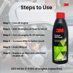 3m Engine Oil Flush 250ml Engine Oil Flush 250ml Oil Flush and Treatment image 4
