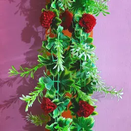 kingstyle impex Artificial Flowers Home Decoration Vine & Creepers Plant Wall Hanging Chain E446 Multicolor Rose Artificial Flower-picture-23