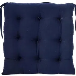 livspacey Microfibre Chair Pad Pack of 1 Solid Square Seat Cushion for Home, Office & Car Soft Sitting Cushion 40x40 cm-picture-11