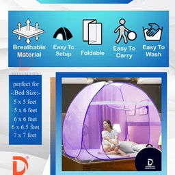 didhiti machardani with stand machardani stand double bed mosquito net outdoor machhard Polyester Washable Adults Mosquito Net image 2
