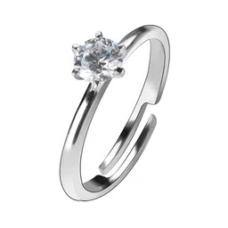GIVA 925 Silver Snowfall Ring image 2