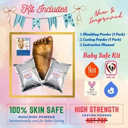 dream gifts Baby Hands & Feet 3D Casting Kit with Color Changing Skin Safe Moulding Powder Keepsake image 2