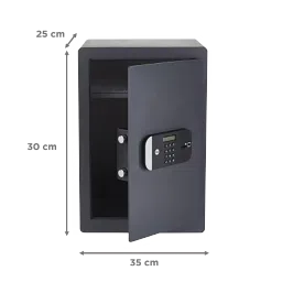 Yale 49.8 Litres Digital Safety Locker (1 Shelf, YSFM/520/EG1, Black) image 2
