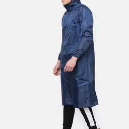 Wildcraft Men Navy Blue Solid Hooded HypaDry Rain Coat image 3