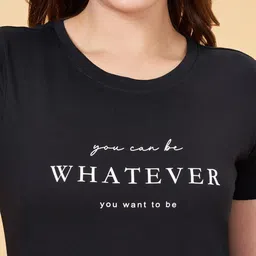 Honey by Pantaloons Typography Printed Pure Cotton T-shirt image 5