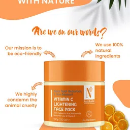 Nutriglow Advanced Organics Dark Spot Reduction & Tan Removal Vitamin C Lightening Face Pack - 100gm image 2