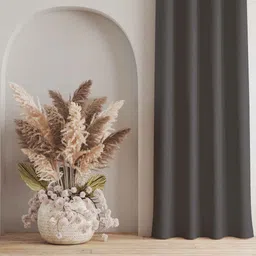 parda online Jet Grey Polyster Solid 5ft Blackout Rod Pocket Window/Door (2 Pc) image 3