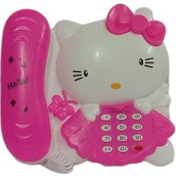 Hello Kitty Musical Toy Phone For Kids-image-2