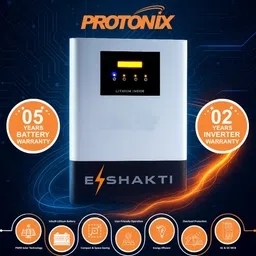 protonix fortuner 1000 VA E Shakti 1000VA (non-solar) with 2 Year Warranty Pure Sine Wave Inverter image 2