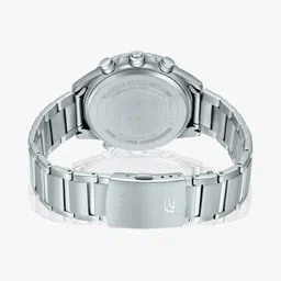 casio Edifice Black Dial Silver Stainless Steel Band Analog-Digital Watch - For Men EX545 (ECB-30D-1ADF) image 4