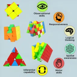 aapaga x4, 5x5 & Pyramid|Kids & Adults 5 Pieces image 3