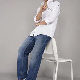 louis philippe sport Men Slim Fit Solid Casual Shirt image 2